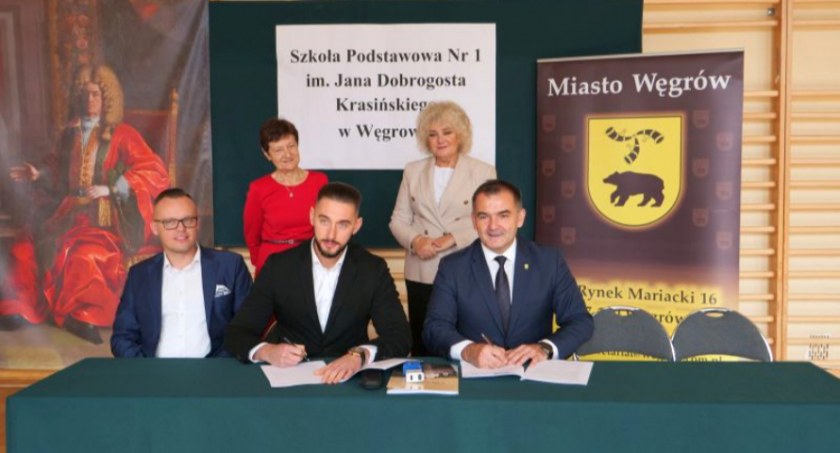 Umowę podpisano w węgrowskiej 